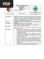 Menjalin Komunikasi Dengan Masyarakat: No. Dokumen: No. Revisi: Tanggal Terbit: Halaman