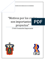 Importancia de Los Proyectos