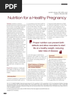 Nutrition of Pregnancy