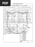 TABLA Derivada e Integrales