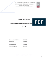 Relatório 3 - Circuito Trifásico Equilibrado Y