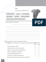 Construção de Um Texto - Elefante