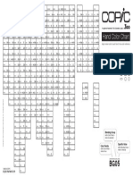 Copic Marker Chart