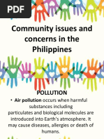 Community Issues and Concerns in The Philippines