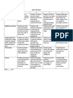 Book Talk Rubric