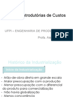 01 - Noções Introdutórias de Custos - Unidade II