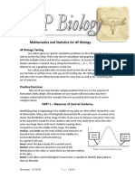 AP Bio Math and Statistics