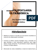 Hidrolipoclasia Ultrasónica: Dra. Krysthel Dittel Medicina Estética