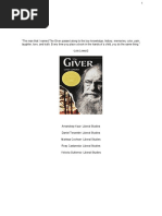 English 116b The Giver Handout