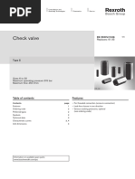 Bosch Rexroth S 6 S 10 S 20 S 30 Inline Check Valve