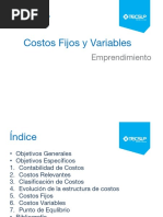 Unidad 7 Costos Fijos y Variables