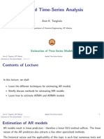 Estimation of Time-Series Models