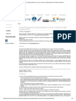 Comparing Groups For Statistical Differences - How To Choose The Right Statistical Test - Biochemia Medica