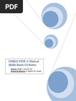 Complete USMLE CS Guide Notes& - 40 1& - 41 & - 40 1& - 41