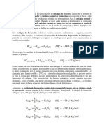 La Entalpía de Formación Es Un Tipo Concreto de Entalpía de Reacción