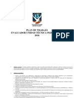 Plan de Trabajo Evaluador 2017-2018