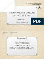 Pertemuan 05 - Drainase Perkotaan