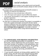 Social Analysis: Not A Technique But An Approach. It Provides A Rational