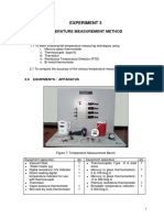 Experiment 3: Temperature Measurement Method