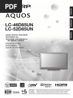 Aquos LC 46d85un