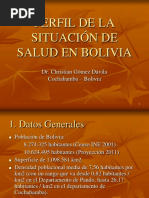 Situacion de Salud de Bolivia