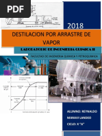 Destilacion Por Arrastre de Vapor