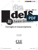 DELF JUNIOR A1 - Corrigés Et Transcr