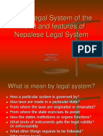 Major Legal System of The World and Features of Nepalese Legal System