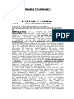 Carta Poder General y Especial Geraldin Vargas Testimonio. 11-11-2014.