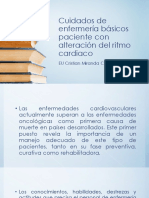 Cuidados de Enfermería Básicos Paciente Con Alteración Del Ritmo