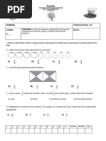 Prueba de Fraaciones