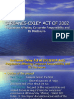 Sarbanes-Oxley Act of 2002