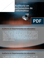 Auditoria en Departamentos de Informática