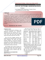 Quality of Service in Network Administrations: Abstract