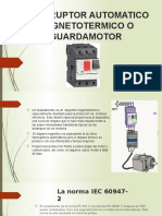 Interruptor Automatico Magnetotermico o Guardamotor