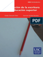 Evaluación de La Escritura en La Educación Superior: Germán Giraldo Ramírez y Gladys Zamudio Tobar