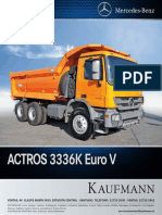 Actros 3336 6x4 Euro 5 36k