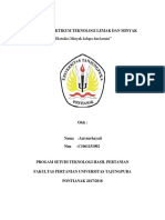 Laporan Praktikum Teknologi Lemak Dan Minyak