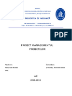 Proiect Managementul Proiectelor