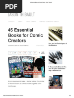 45 Essential Books For Comic Creators - Jason Thibault