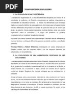 LA EVOLUCION de LA PSICOTERAPIA - Terapia Centrada en Soluciones