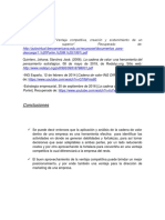 Bibliografia y Conclusiones Cadena de Valor