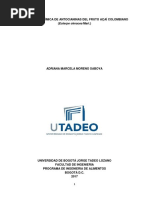 Extracción Química de Antocianinas Del Fruto Açaí Colombiano