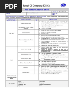 Job Safety Analysis Sheet: Pig Retrieval