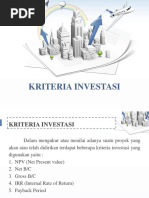 Evapro (Kriteria Investasi) Final