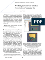 The Use of Pyrosim Graphical User Interface For Fds Simulation of A Cinema Fire