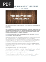 5 Ways The Holy Spirit Helps Us