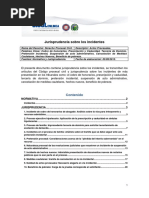 Jurisprudencia Sobre Incidentes 2018