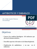 Antibióticos en El Embarazo Dra. Erika Palacios PDF