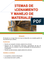 Diseño de Sistemas Productivos Almacenamiento